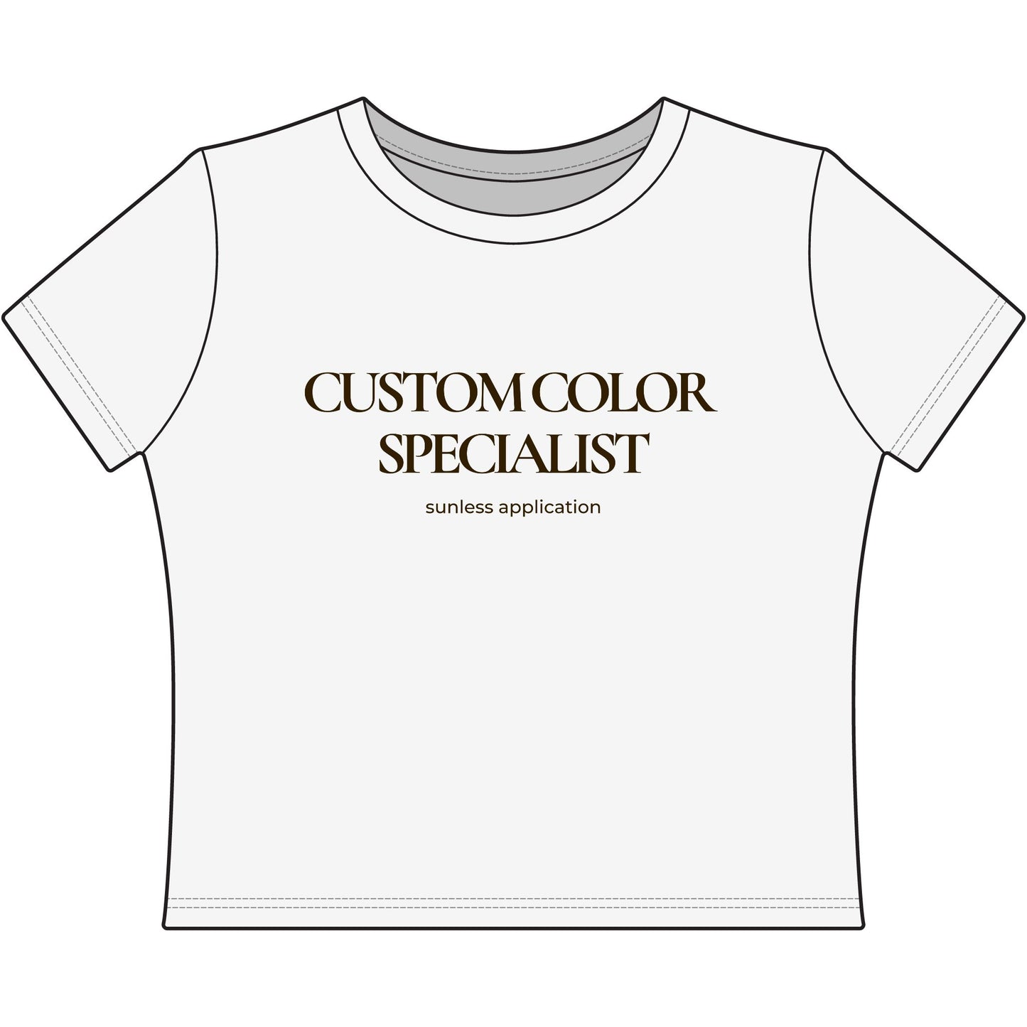 Custom Color Specialist Baby Tee