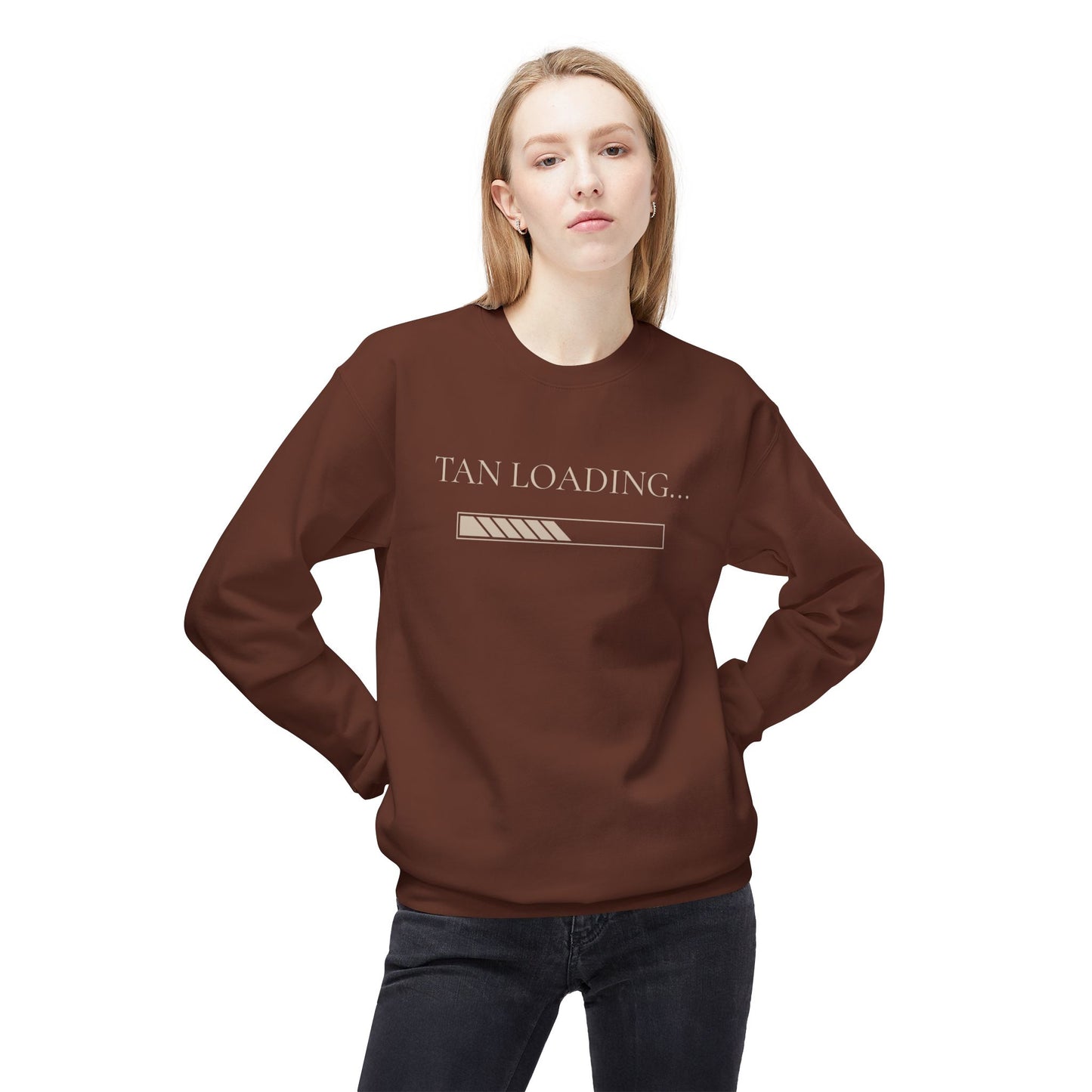 Tan Loading Crewneck